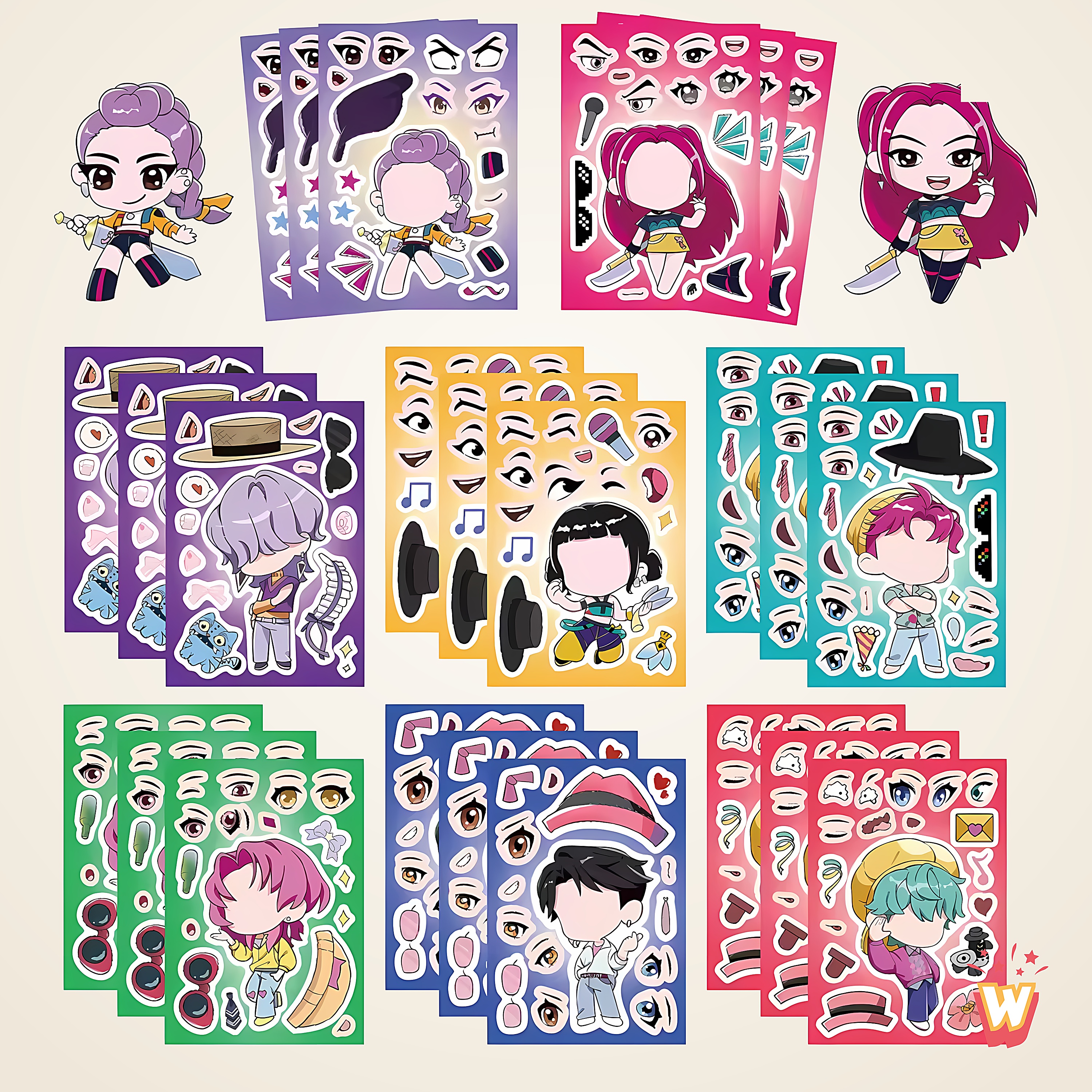 Puzzle autocollant Kpop Demon Hunter