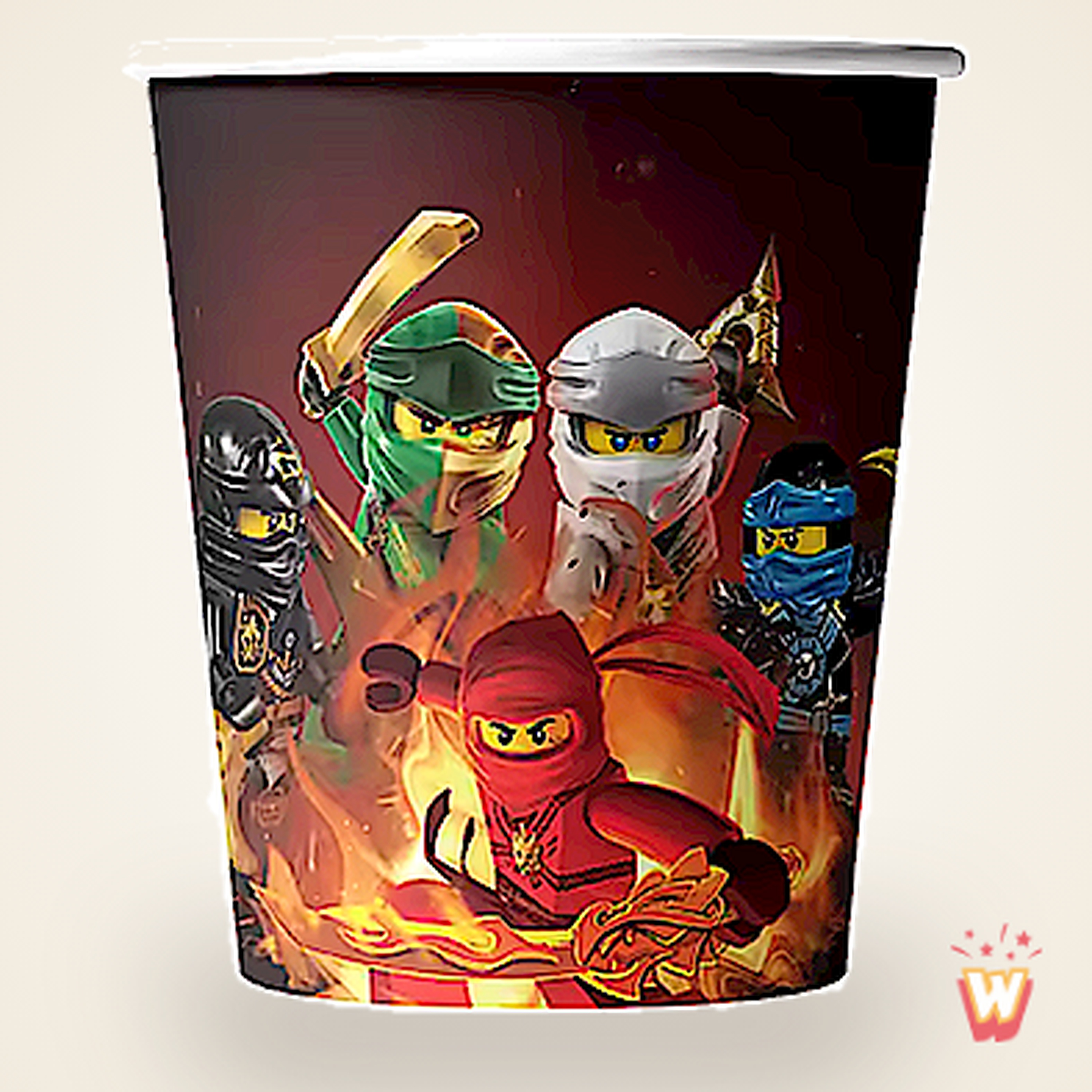 Gobelet carton Ninjago – L'équipe unie