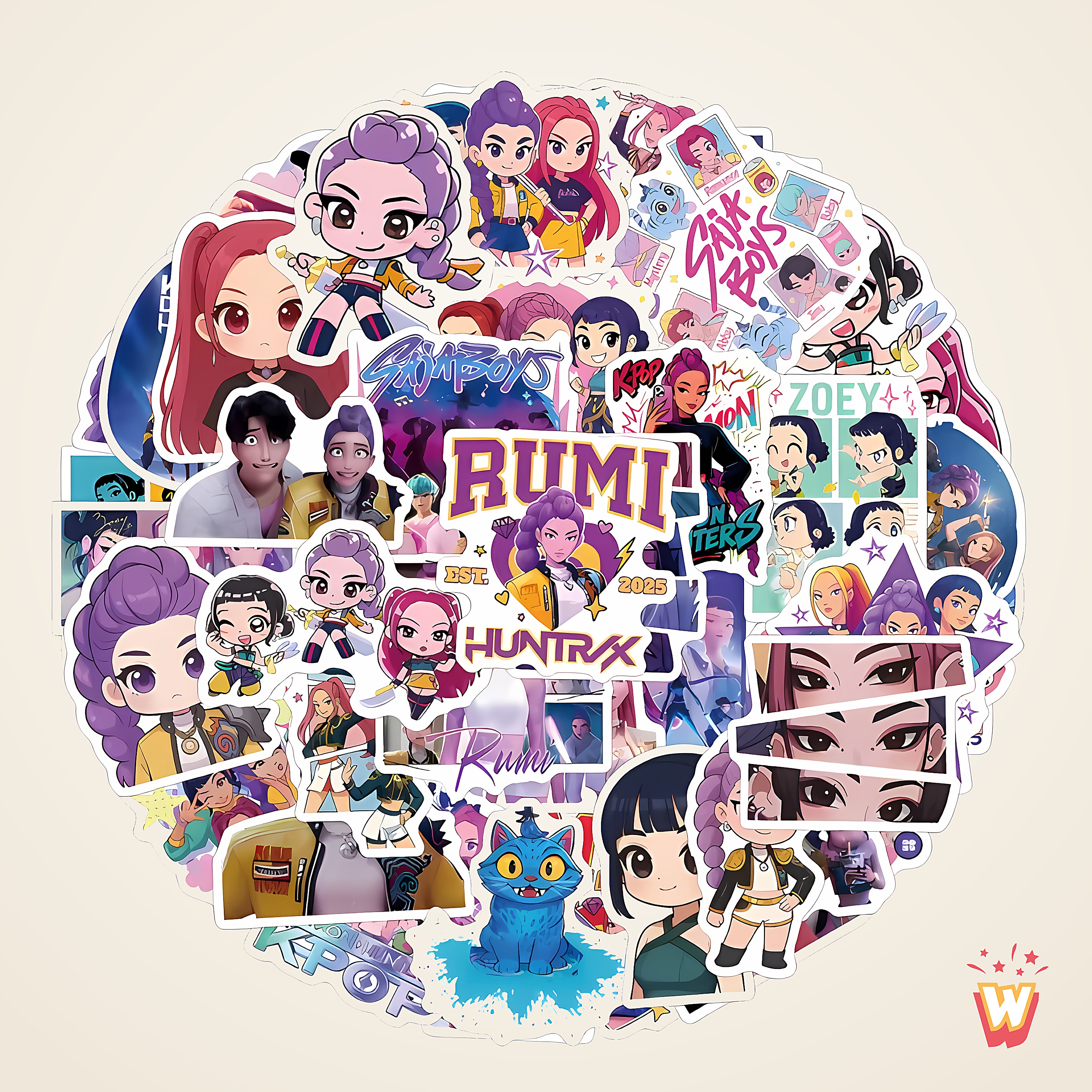Stickers K-Pop Demon Hunter